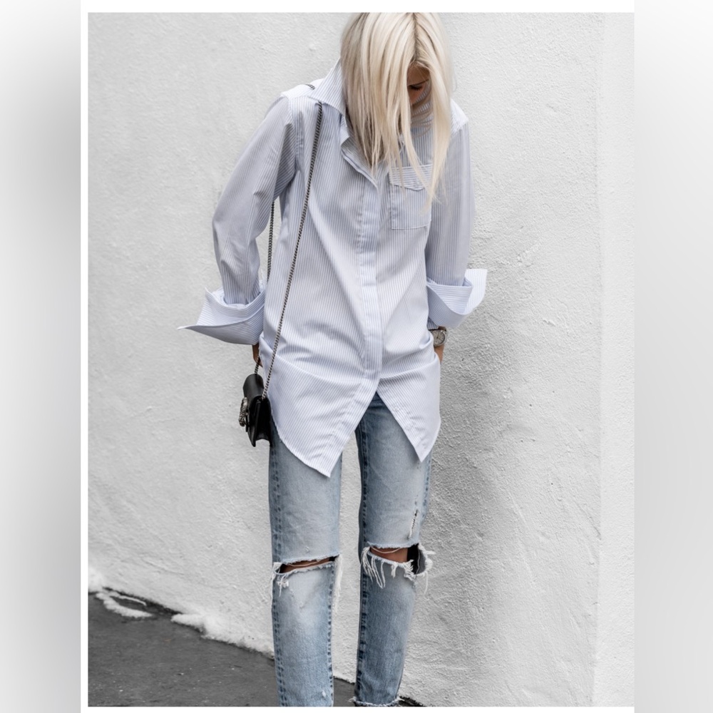 Anna Quan shirt with detachable cuff